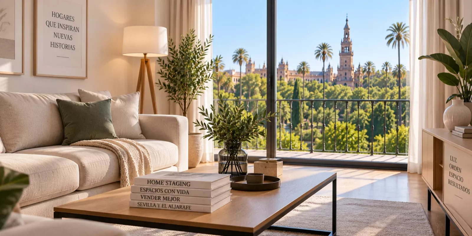 Preparación y valoración profesional de una vivienda para la venta en Sevilla y Aljarafe