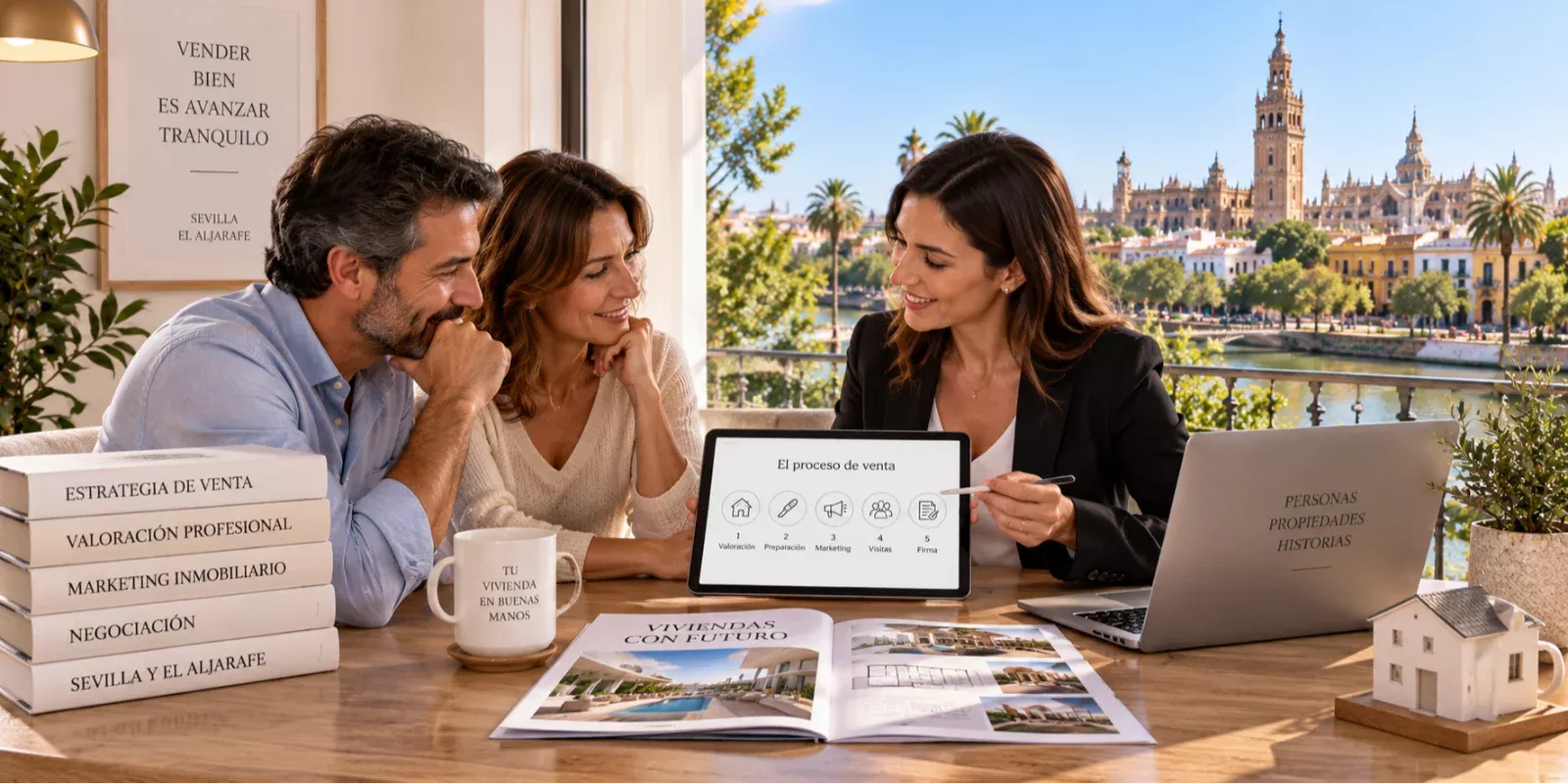 Asesoramiento profesional para elegir inmobiliaria y vender una vivienda en Sevilla y Aljarafe