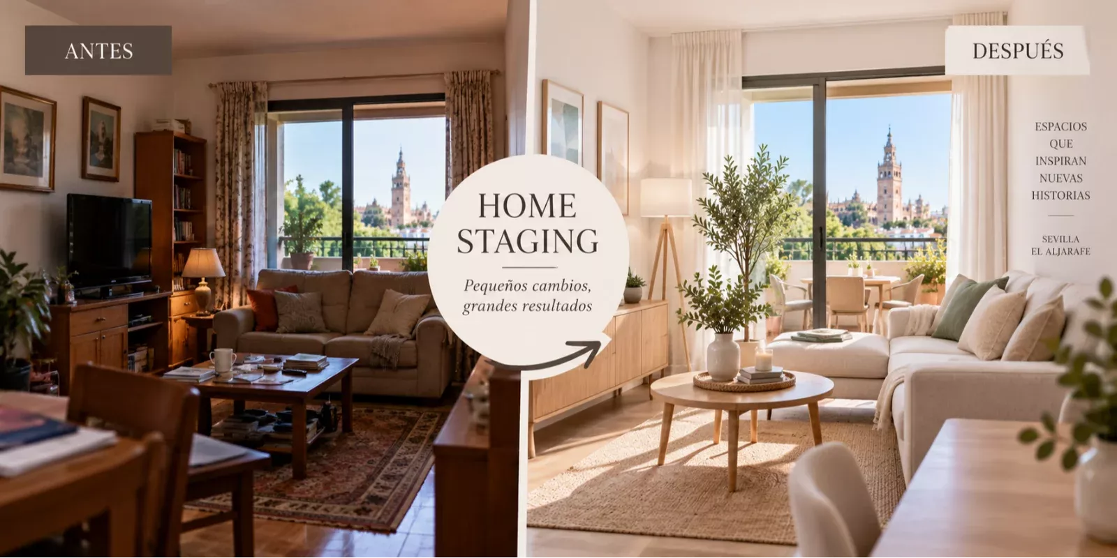 Home staging para preparar una vivienda para la venta en Sevilla y Aljarafe
