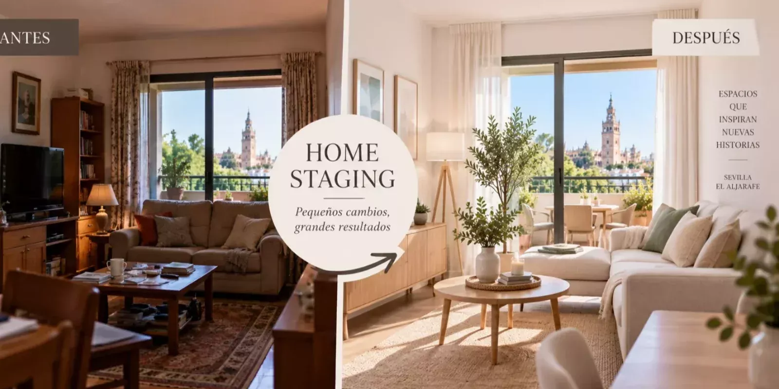 Home staging para preparar una vivienda para la venta en Sevilla y Aljarafe