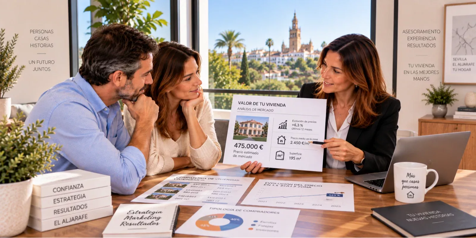 Precio y las características de una vivienda para determinar si está correctamente valorada.