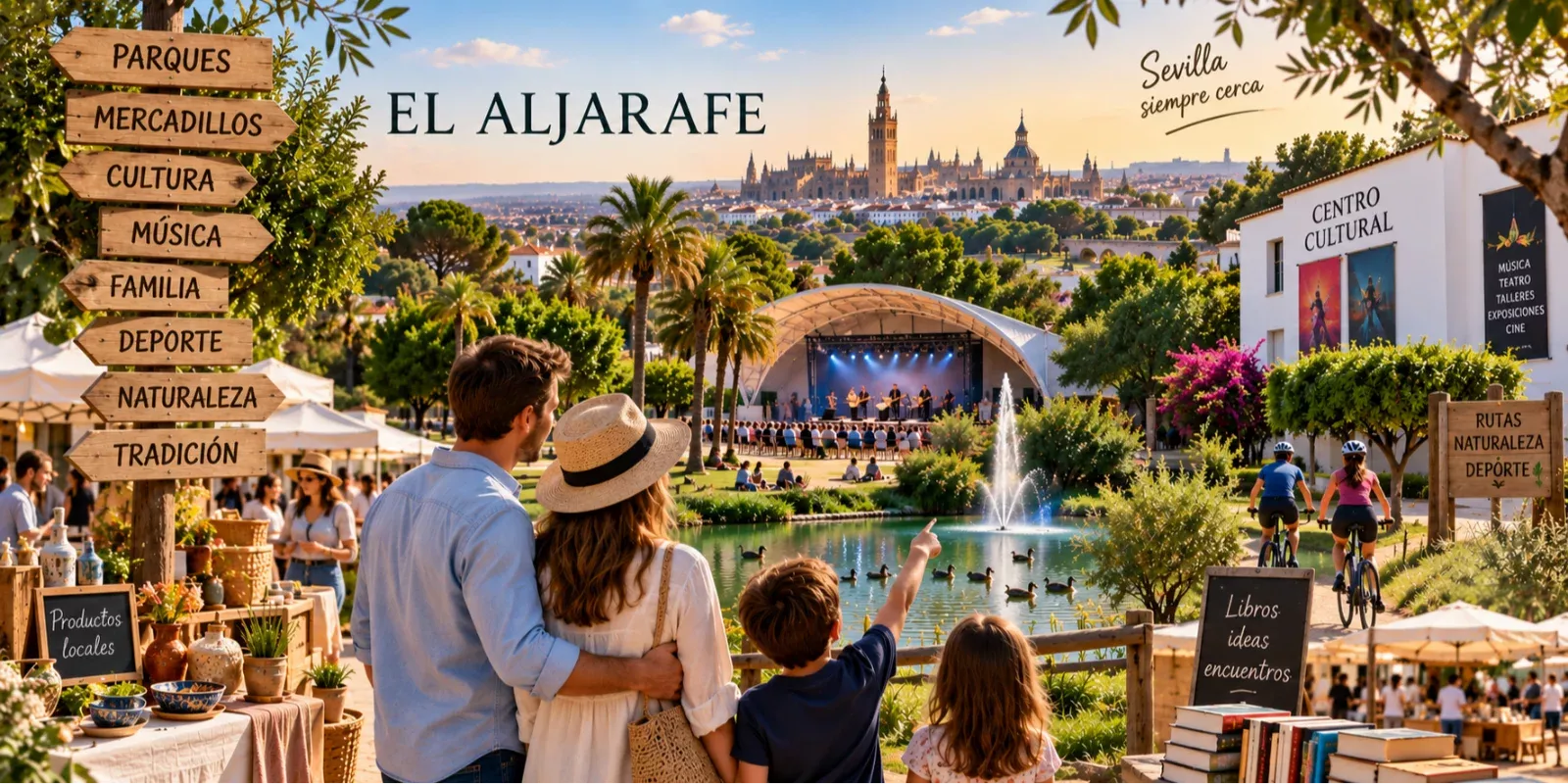 Espacios de ocio, cultura y actividades familiares en El Aljarafe sevillano