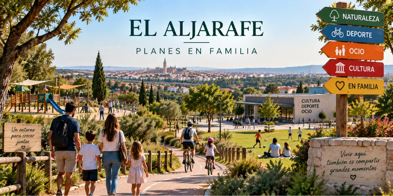 Planes y actividades para disfrutar en familia en El Aljarafe sevillano
